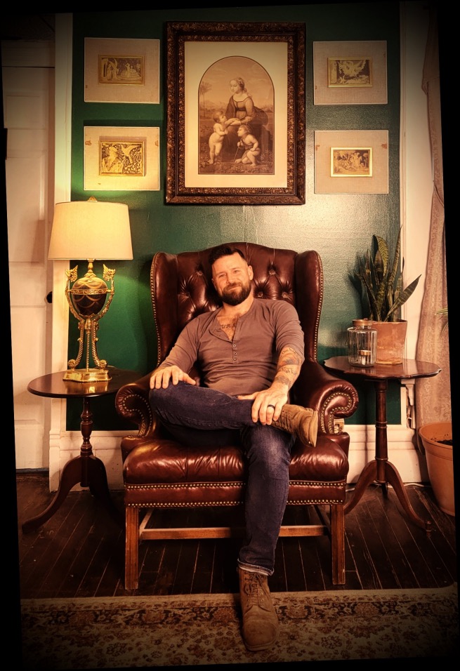 Dale Grinstead-Mayle - owner of Goodfellow's Tonsorial Parlor in Columbus, Ohio and White Salmon, Washington.