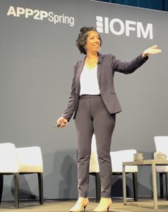 Monica Brooks - Monica sharing her gift while speaking at a conference