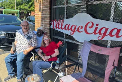 Bridget at Village Cigars