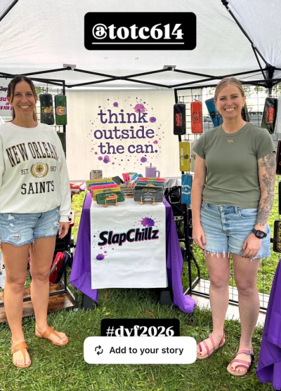 Meg Dick, founder and CEO of Think Outside the Can who produces SlapChillz
